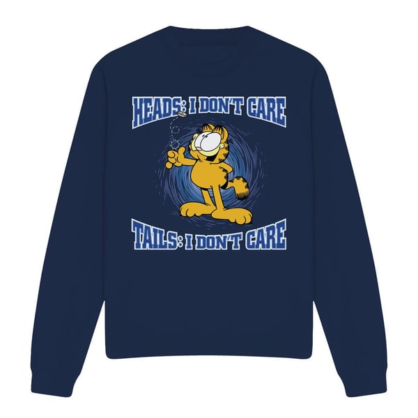 Garfield Unisex Adult Heads Or Tails Sweatshirt