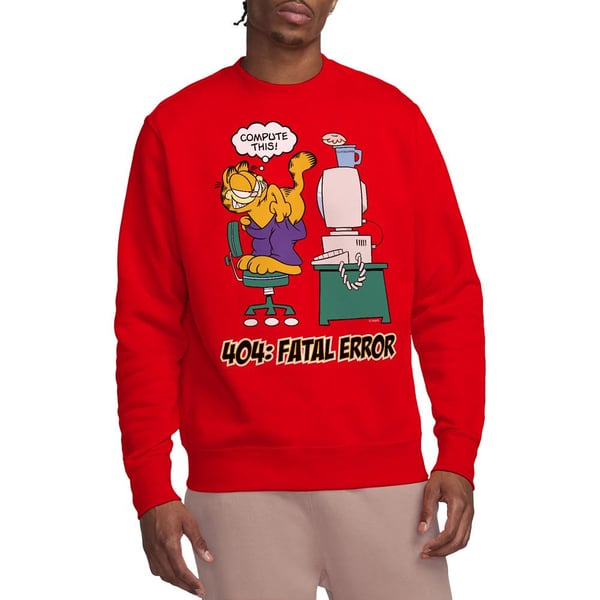 Garfield Unisex Adult Compute This Sweatshirt