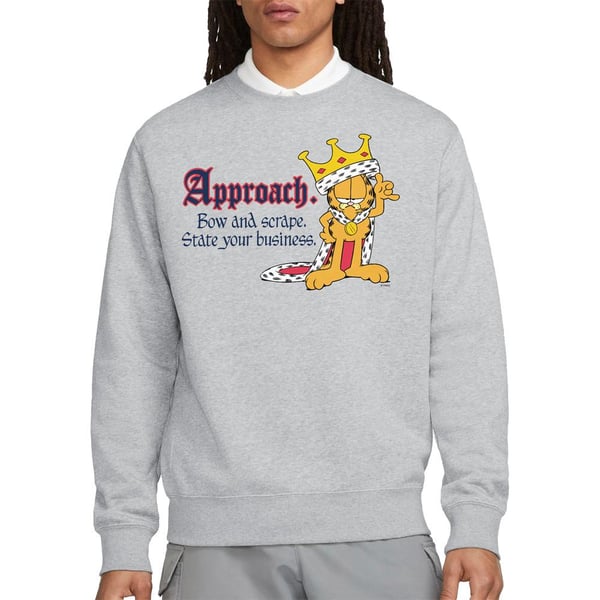 Garfield Unisex Adult State Your Business Sweatshirt