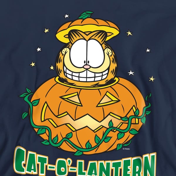 Garfield Unisex Adult Cat O Lantern Sweatshirt