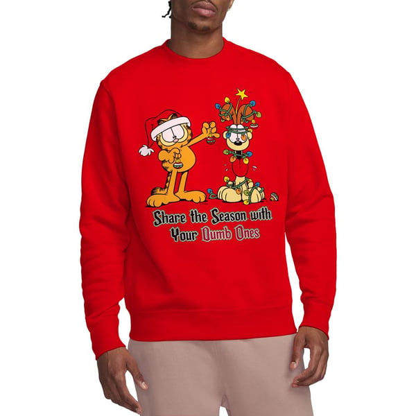 Garfield Unisex Adult Share The Season Sweatshirt