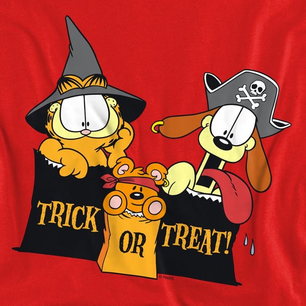 Garfield Unisex Adult Trick Or Treat Sweatshirt