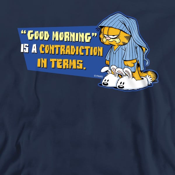 Garfield Unisex Adult Contradiction In Terms Sweatshirt