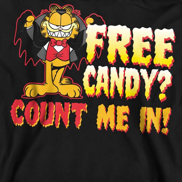 Garfield Unisex Adult Count Me In Sweatshirt