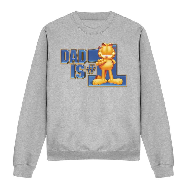 Garfield Unisex Aikuisten Isä On Numero Yksi -collegepaita