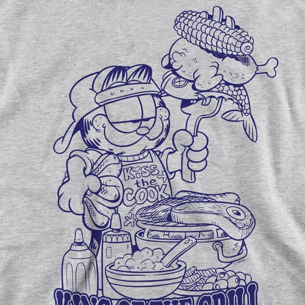 Garfield Unisex Adult King Of The Grill Sweatshirt