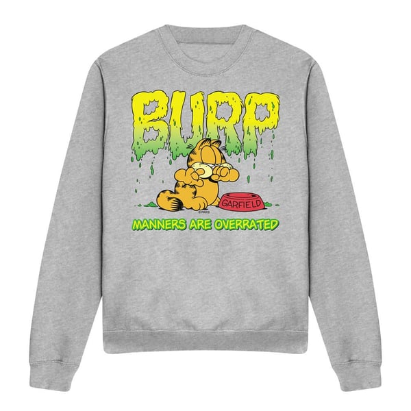 Garfield Unisex Aikuisten Manners Collegepaita