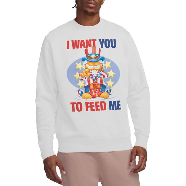 Garfield Unisex Adult I Want You Sweatshirt