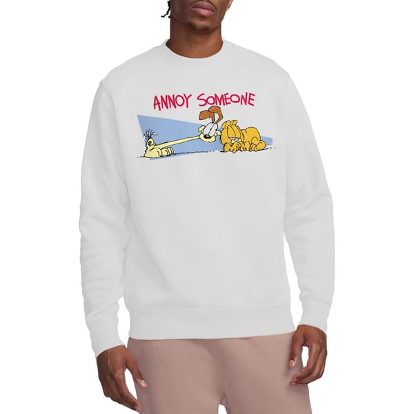 Garfield Unisex Adult Annoy Someone Sweatshirt