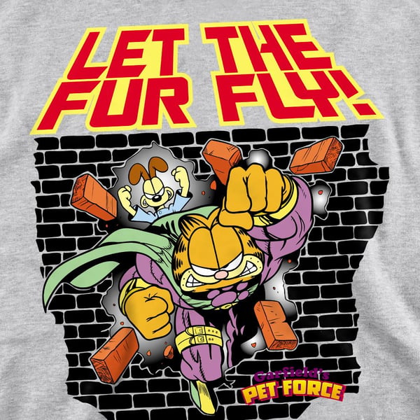 Garfield Unisex Adult Let The Fur Fly Sweatshirt