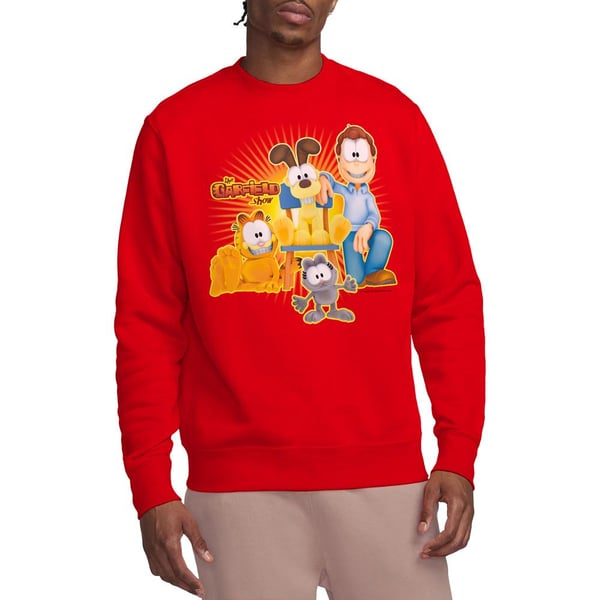 Garfield Unisex Adult Say Cheese Sweatshirt
