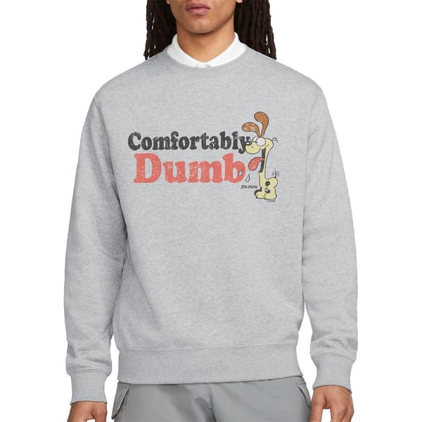 Garfield Unisex Adult Comfortably Dumb Sweatshirt
