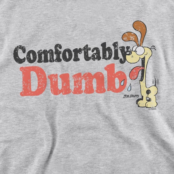 Garfield Unisex Adult Comfortably Dumb Sweatshirt