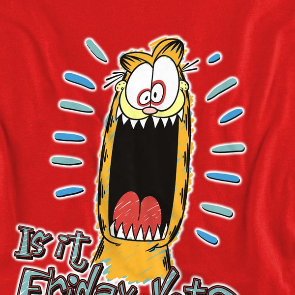 Garfield Unisex Adult Friday Sweatshirt