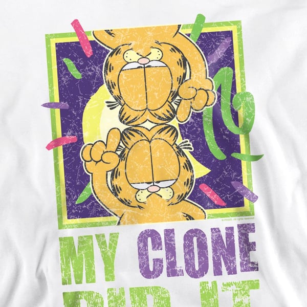 Garfield Unisex Adult My Clone Did It Sweatshirt