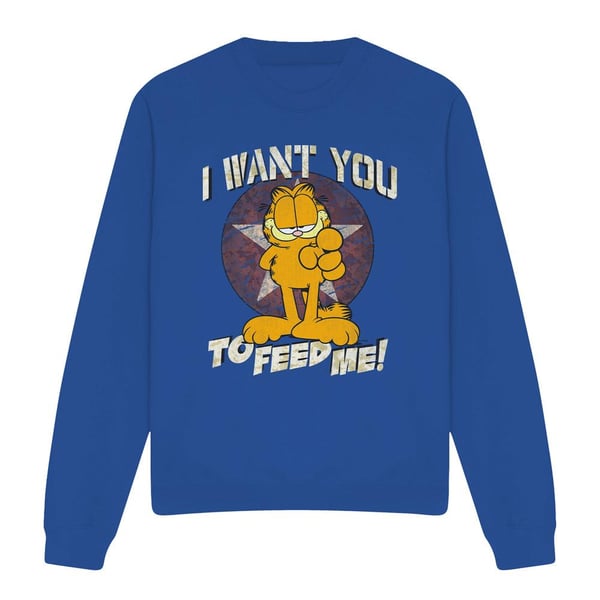 Garfield Unisex Adult I Want You Sweatshirt