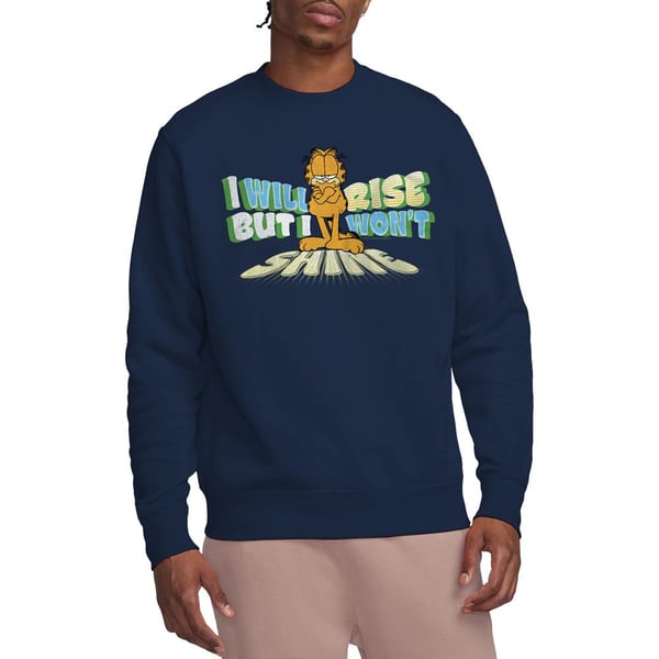 Garfield Unisex Adult Rise Not Shine Sweatshirt