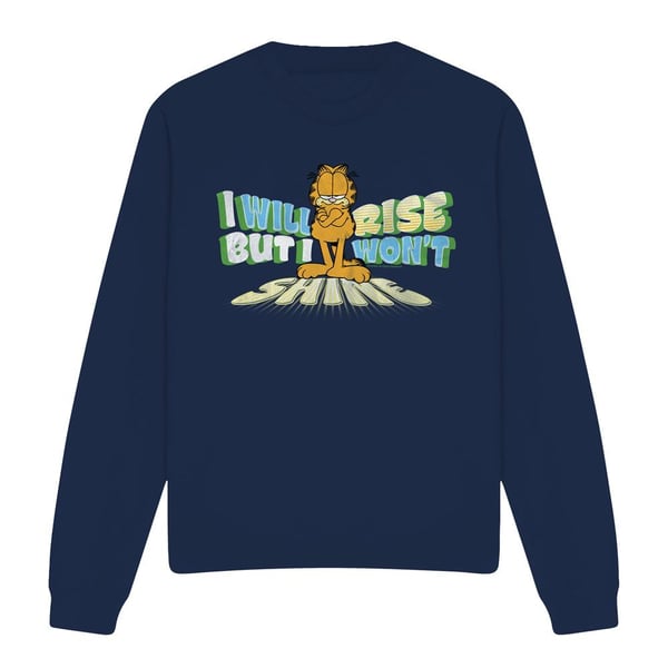 Garfield Unisex Adult Rise Not Shine Sweatshirt Garfield Unisex Adult Rise Not Shine Sweatshirt