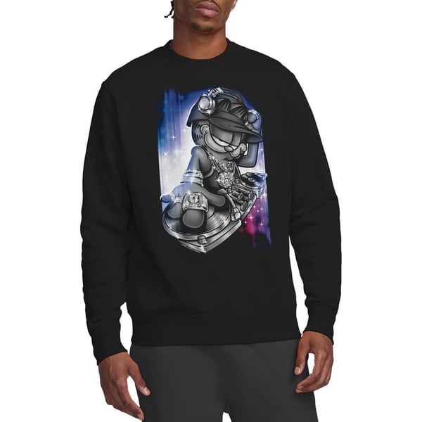 Garfield Unisex Adult DJ Lazy Sweatshirt
