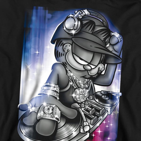 Garfield Unisex Adult DJ Lazy Sweatshirt