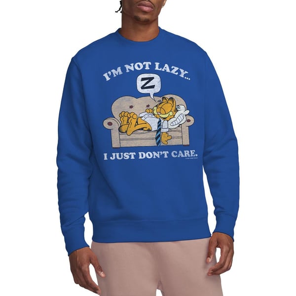 Garfield Unisex Adult Not Lazy Sweatshirt
