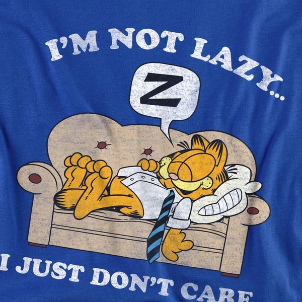 Garfield Unisex Adult Not Lazy Sweatshirt
