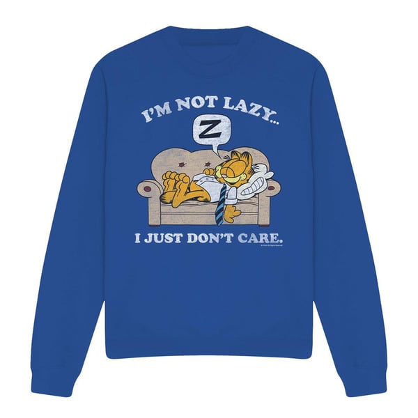 Garfield Unisex Adult Not Lazy Sweatshirt