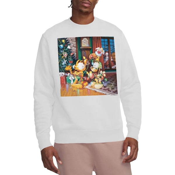 Garfield Unisex Adult Odie Tree Sweatshirt