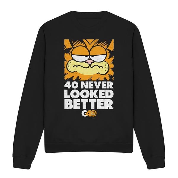 Garfield Unisex Adult 40 Looks Sweatshirt