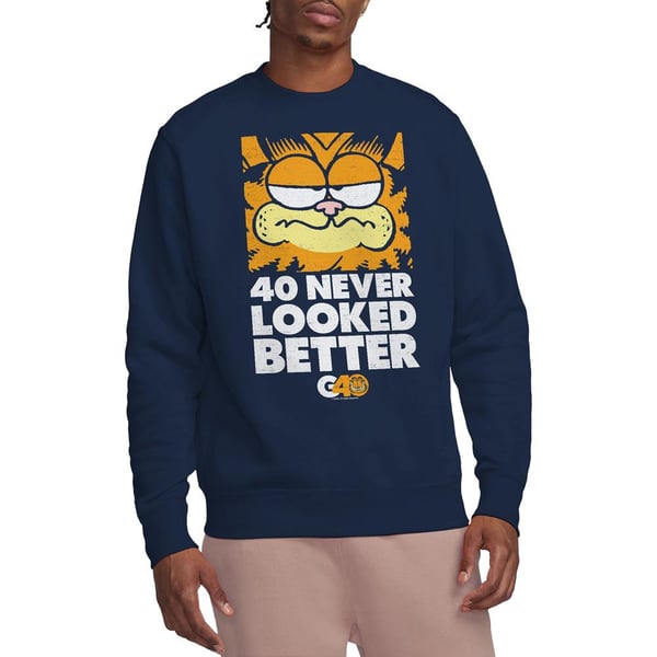Garfield Unisex Adult 40 Looks Sweatshirt