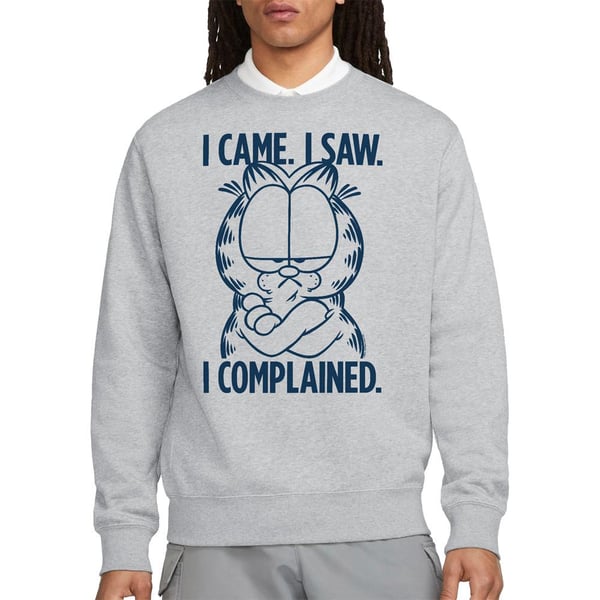 Garfield Unisex Adult I Complained Sweatshirt
