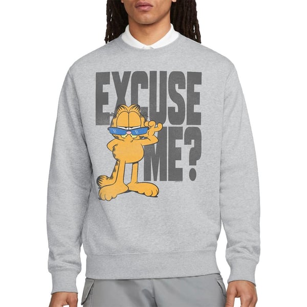 Garfield Unisex Adult Excuse Me? Sweatshirt