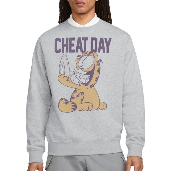Garfield Unisex Adult Cheat Day Sweatshirt