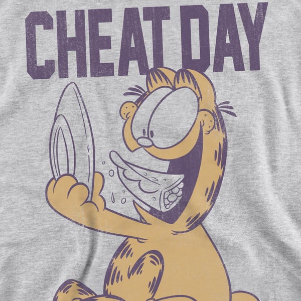 Garfield Unisex Adult Cheat Day Sweatshirt