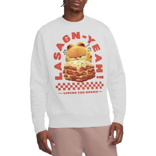 Garfield Movie Unisex Adult Lasagnyeah Sweatshirt