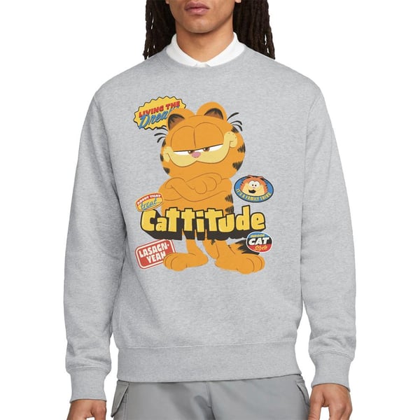 Garfield Movie Unisex Adult Cattitude Sweatshirt