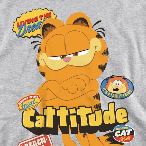 Garfield Movie Unisex Adult Cattitude Sweatshirt