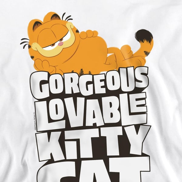 Garfield Movie Unisex Adult Lovable Kitty Cat Sweatshirt