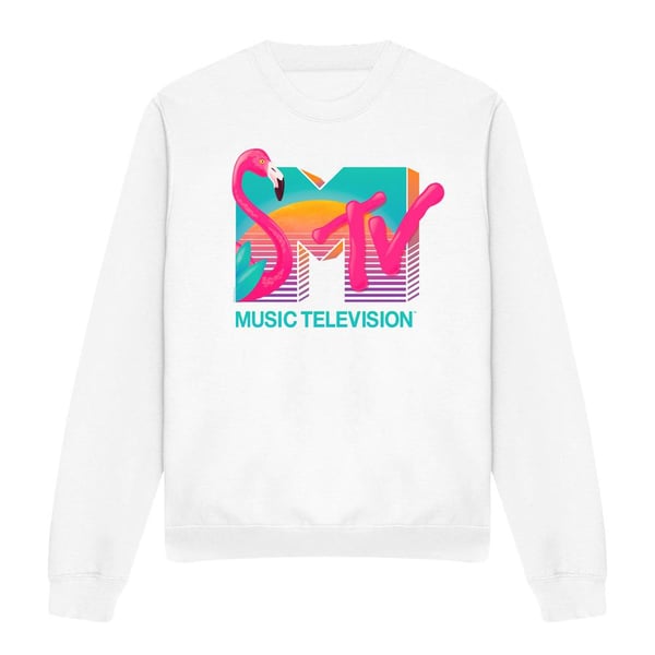 MTV Unisex aikuisten eloisa flamingo auringonlasku collegepaita