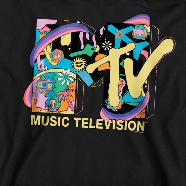 MTV Unisex Adult Vacation Icons Sweatshirt