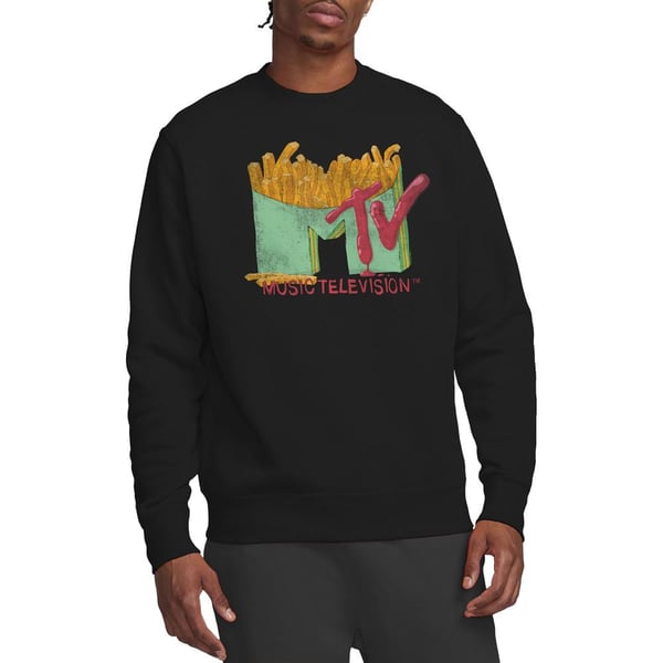 MTV Unisex Adult Fries Sweatshirt