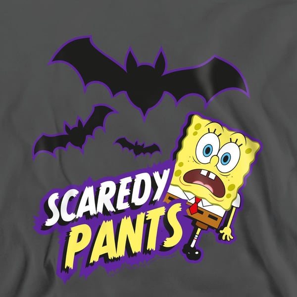 SpongeBob SquarePants Unisex Adult Scaredy Pants Sweatshirt