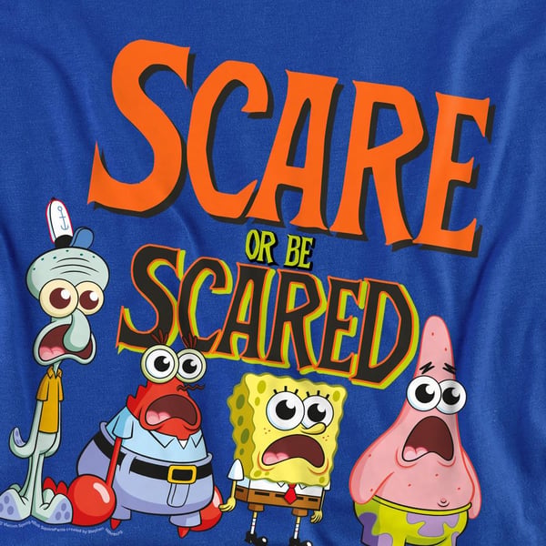 SpongeBob SquarePants Unisex Adult Scare Or Be Scared Sweatshirt