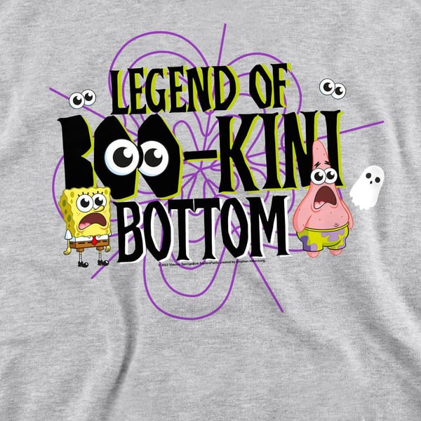 SpongeBob SquarePants Unisex Adult Legend Of Boo-Kini Bottom Sweatshirt