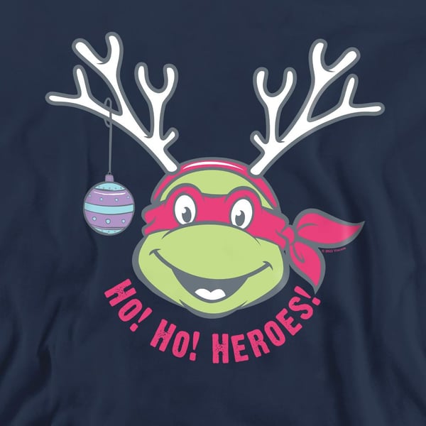 Teenage Mutant Ninja Turtles Unisex Adult Ho Ho Heroes Reindeer Christmas Sweatshirt
