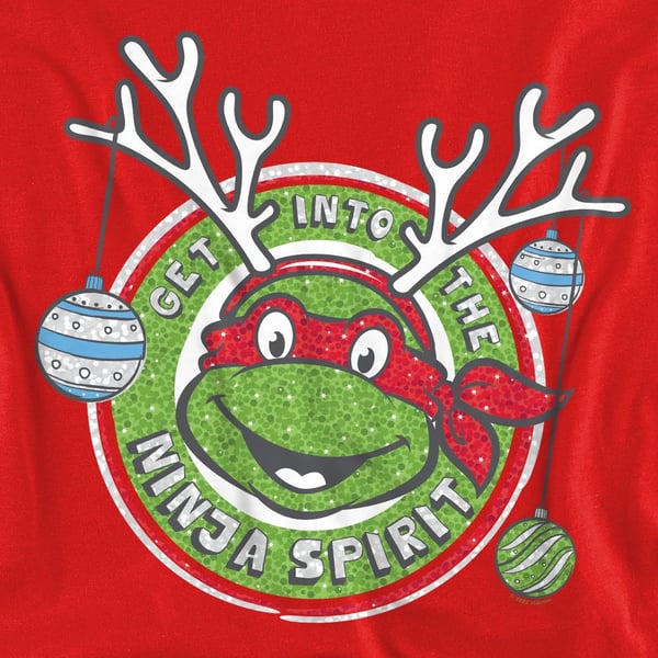 Teenage Mutant Ninja Turtles Unisex Adult Into The Ninja Spirit Christmas Sweatshirt