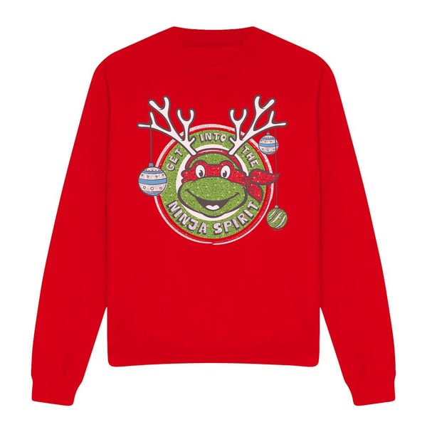 Teenage Mutant Ninja Turtles Unisex Adult Into The Ninja Spirit Christmas Sweatshirt