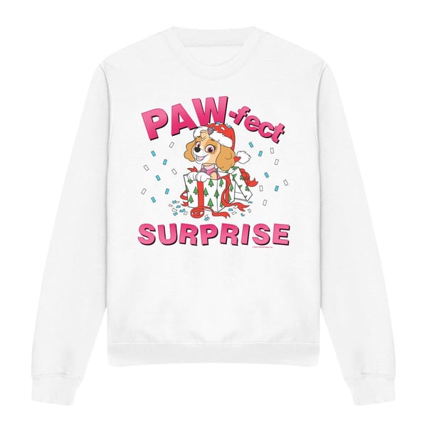 Paw Patrol Unisex Adult The Paw-Fect Christmas Gift Skye Sweatshirt