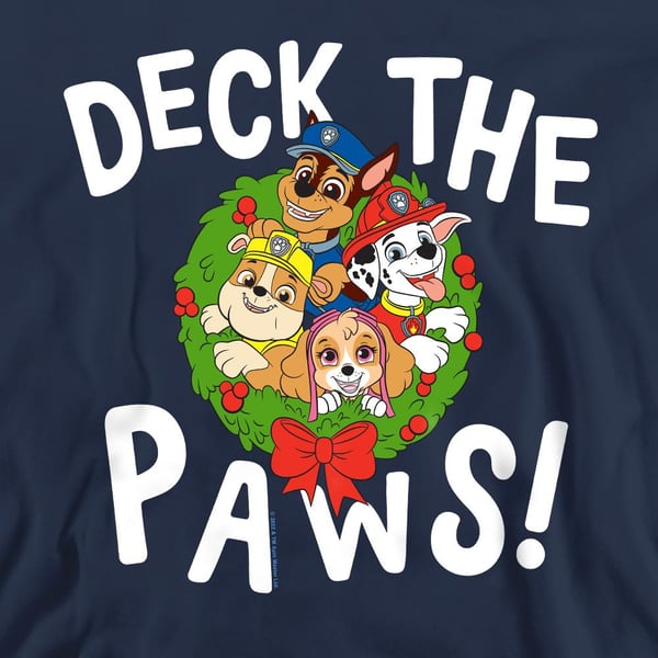 Paw Patrol Unisex Adult Deck The Paws Christmas Sweatshirt