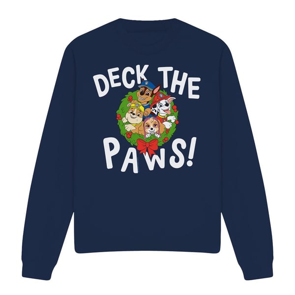 Paw Patrol Unisex Adult Deck The Paws Christmas Sweatshirt
